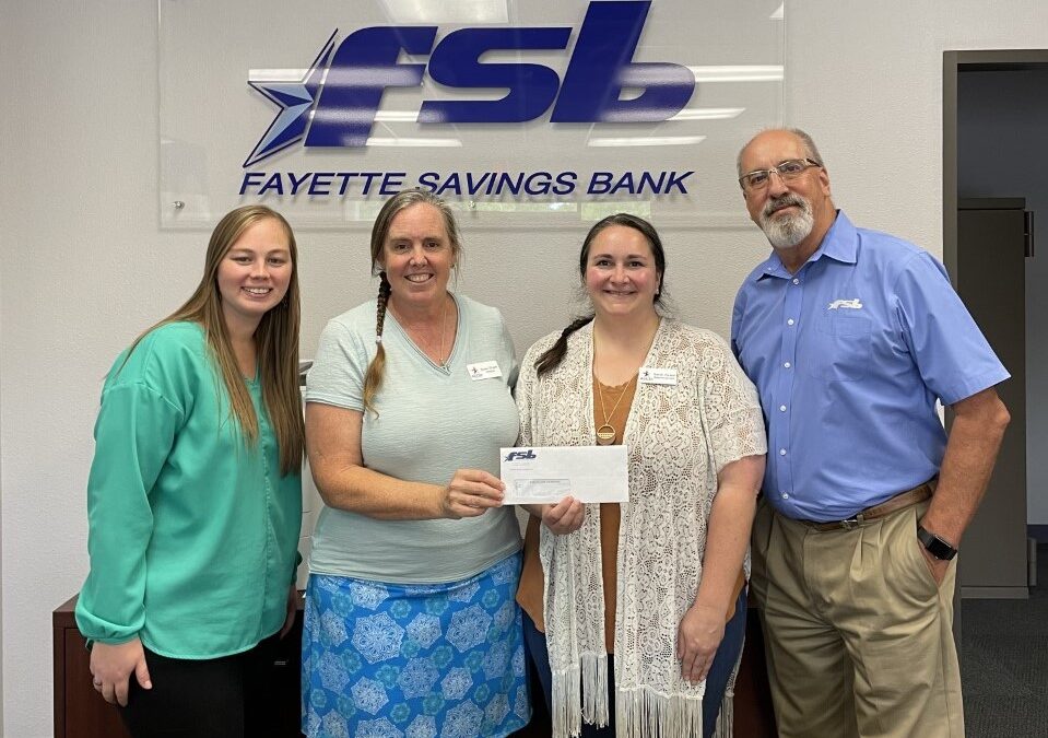 Fayette Savings Bank Makes Donation to ACCSS Program