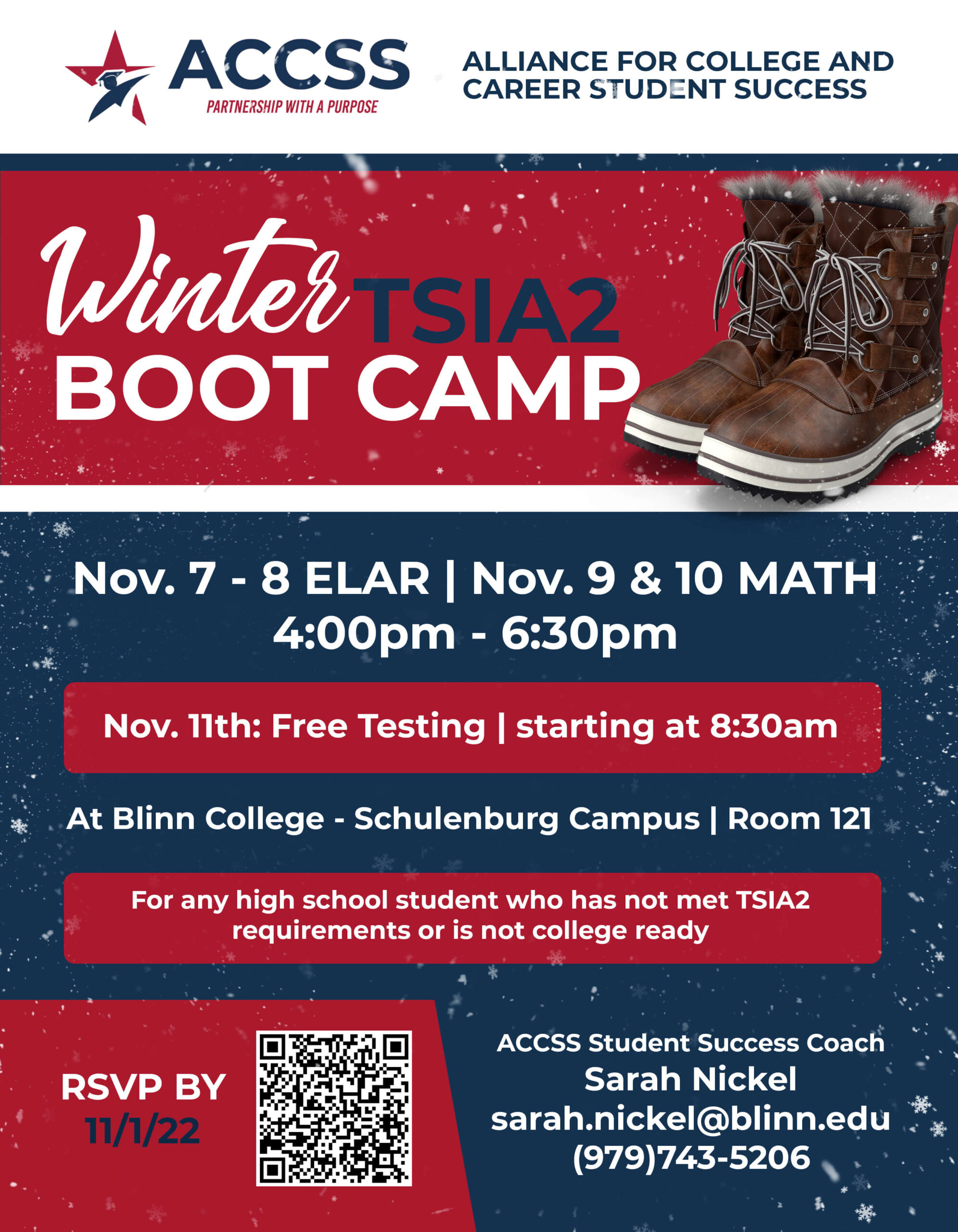 TSIA2 Boot Camp Offered for Free to   Students Enrolled in ACCSS Partner Schools