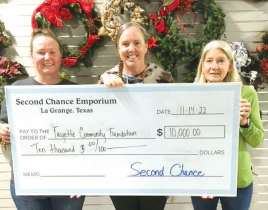 Second Chance Donates to ACCSS