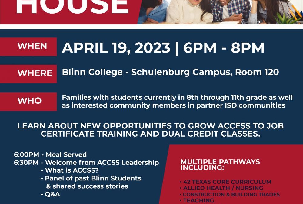 Alliance for College & Career Success Invites Families and Public to Informational Event