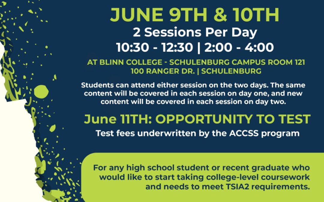 ACCSS to Offer Boot Camp for Students  Needing to Show They Are College-Ready